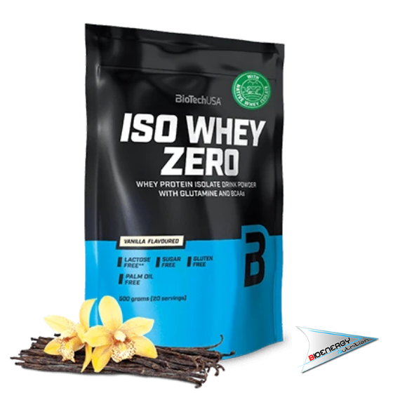 Biotech-ISO WHEY ZERO  busta 500 gr Vaniglia  